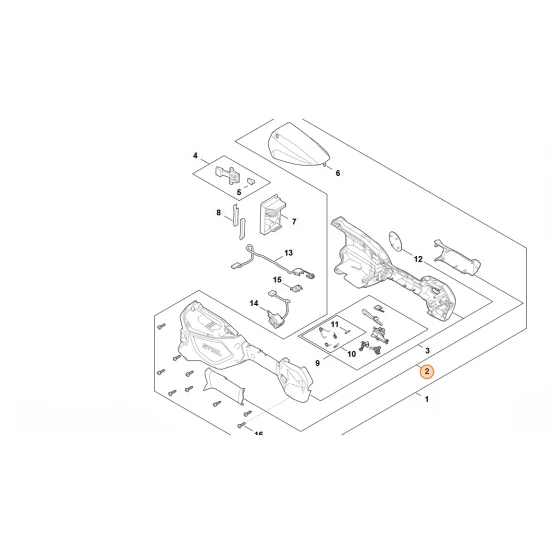 STIHL  Okładzina uchwytu FA07 790 0600